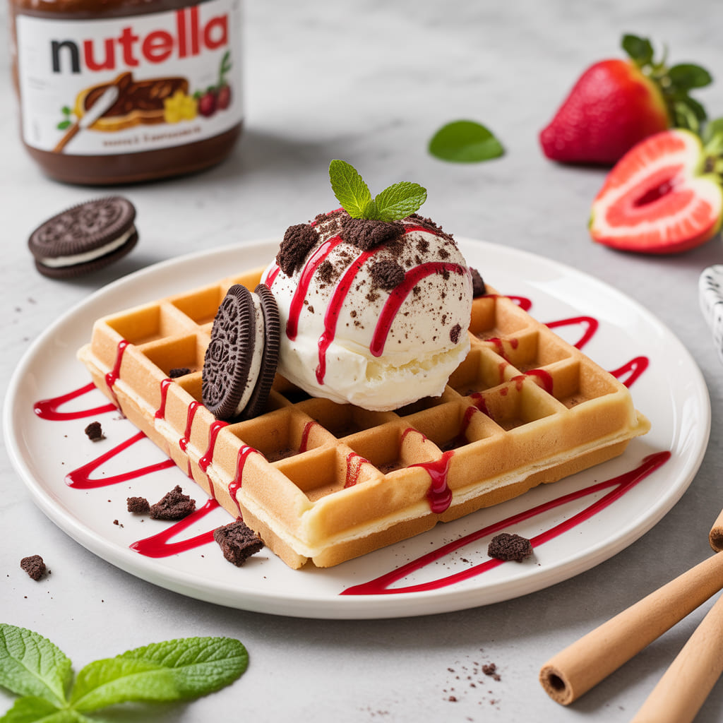 Nuttella Oreo Waffle – Ottoman Coffee Brewers